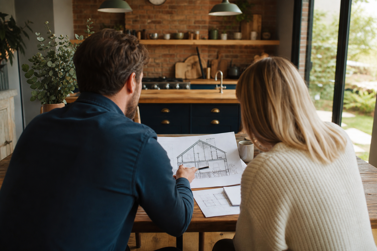Loft conversion consultation at a Hertfordshire home