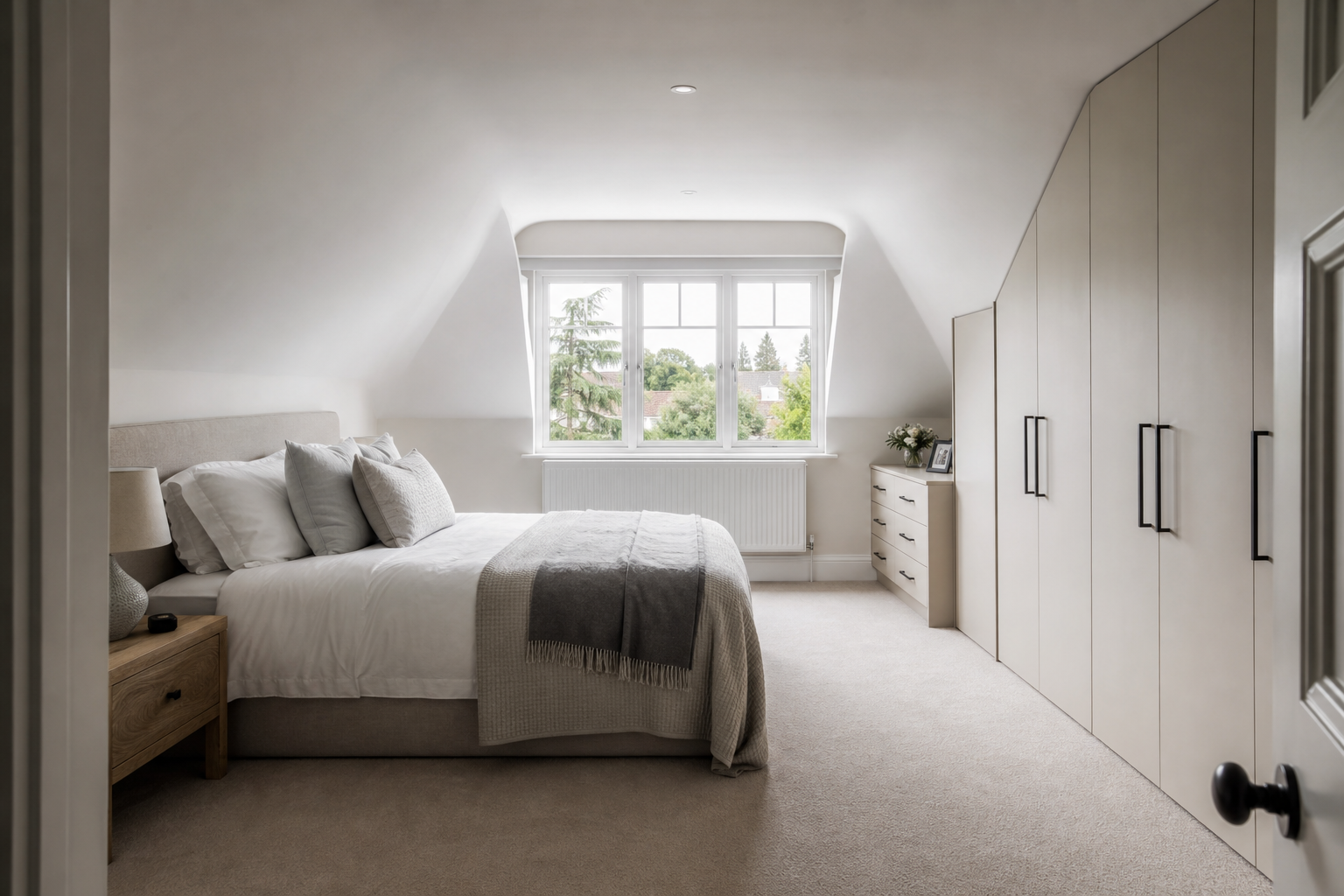 Bespoke loft bedroom with ensuite in Welwyn Garden City