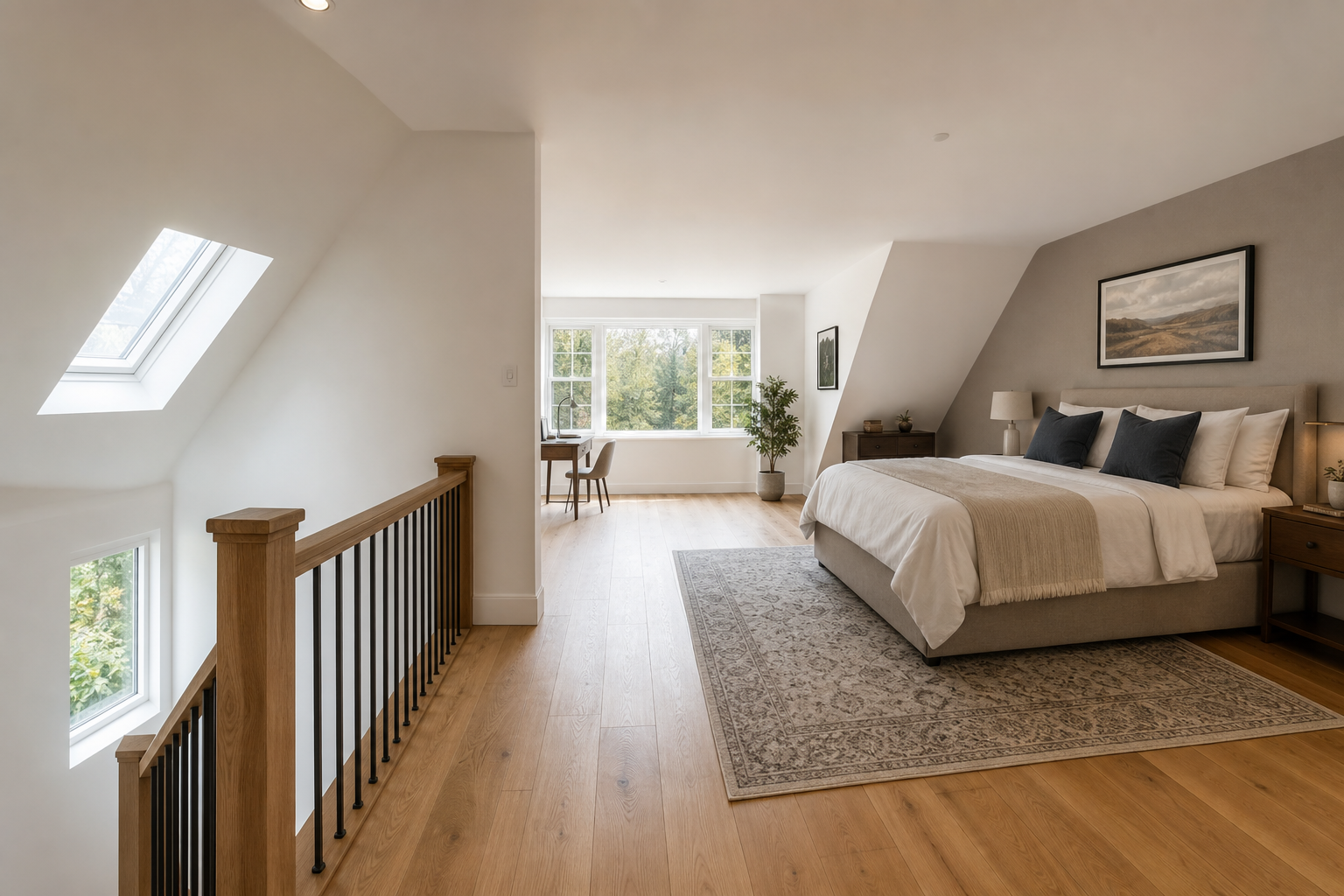 Dormer loft conversion in a Hertfordshire home